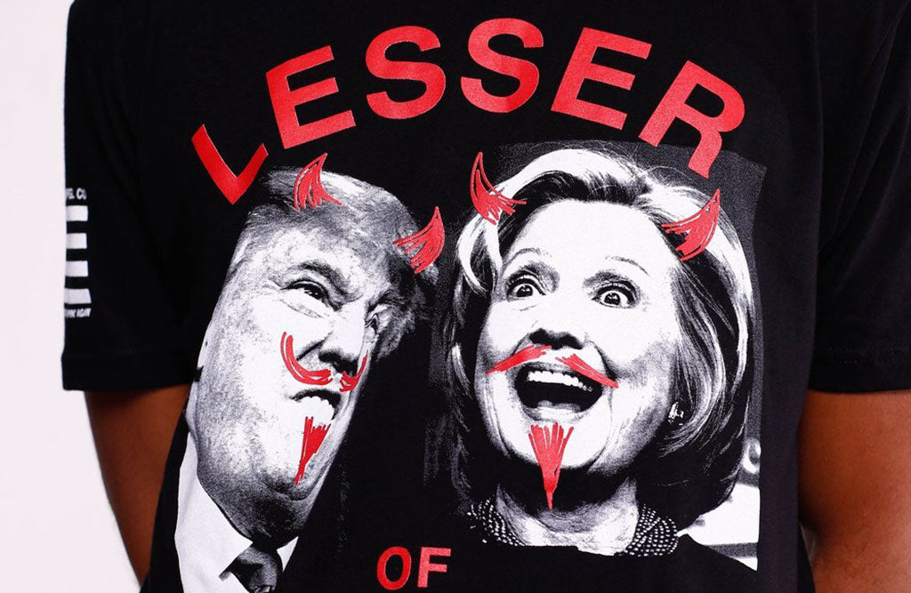 2016 election streetwear shirts hillary trump