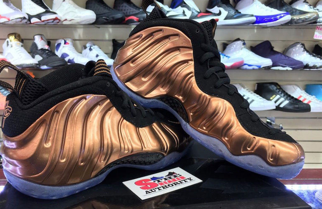 Air Foamposite One As Qs mirror ShoesSize 9.5Metallic ...