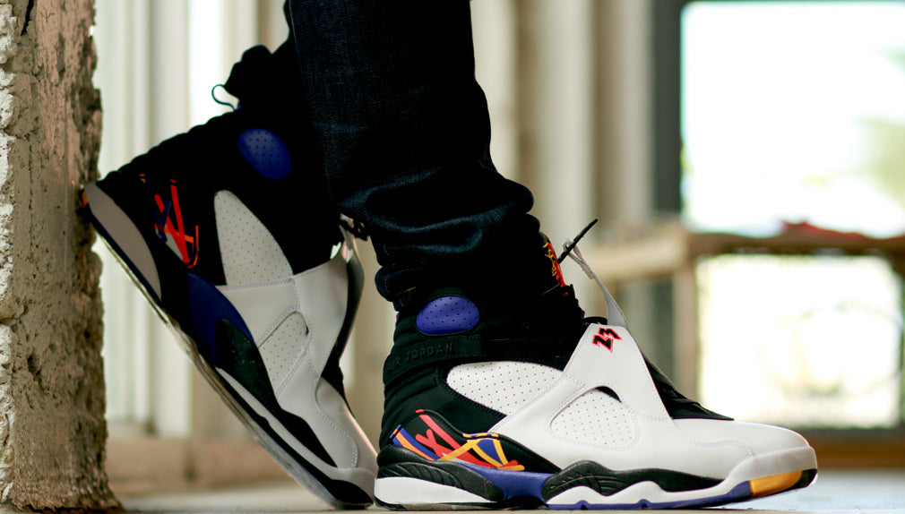 air jordan 8 on feet