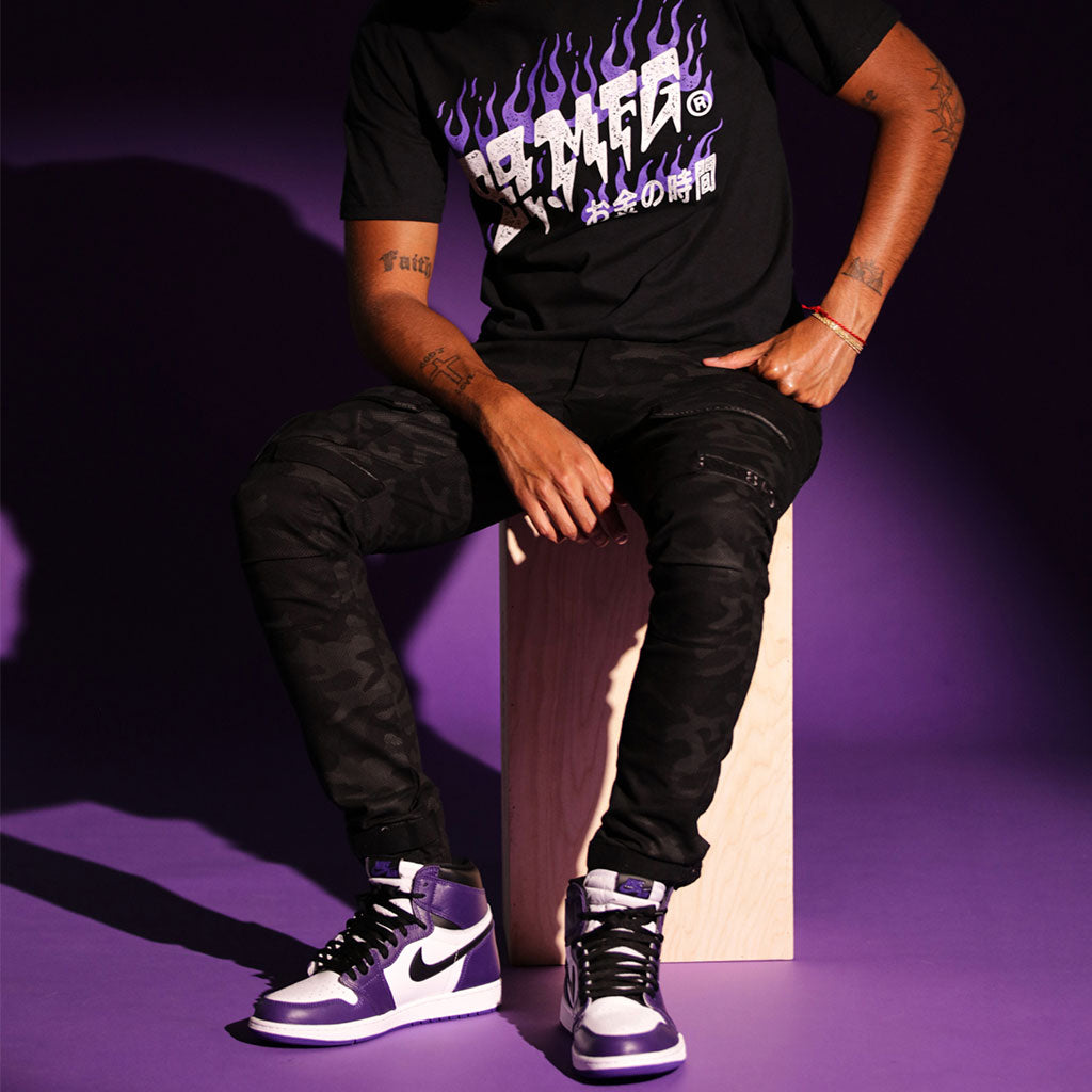 court purple jordan 1 outfit