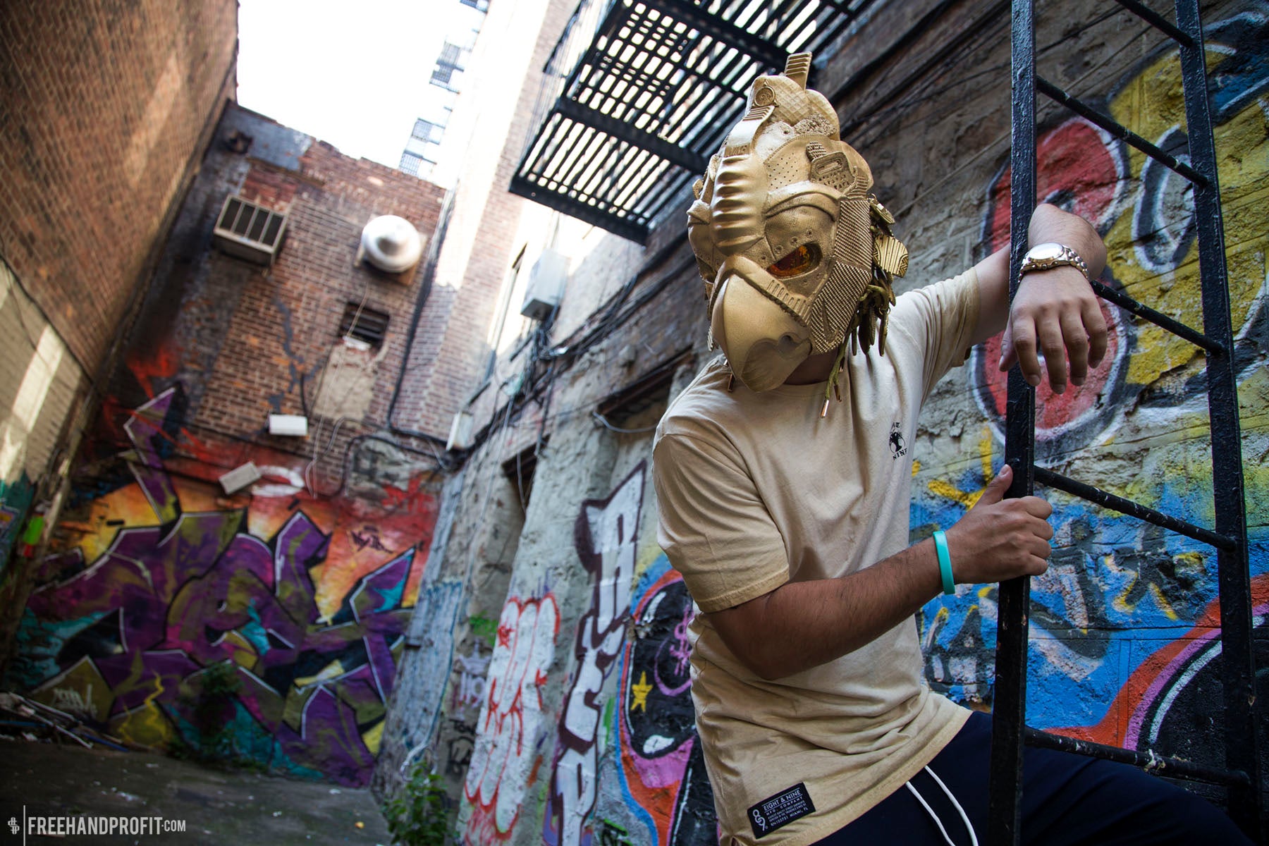 Golden Yeezy II Horus Mask 