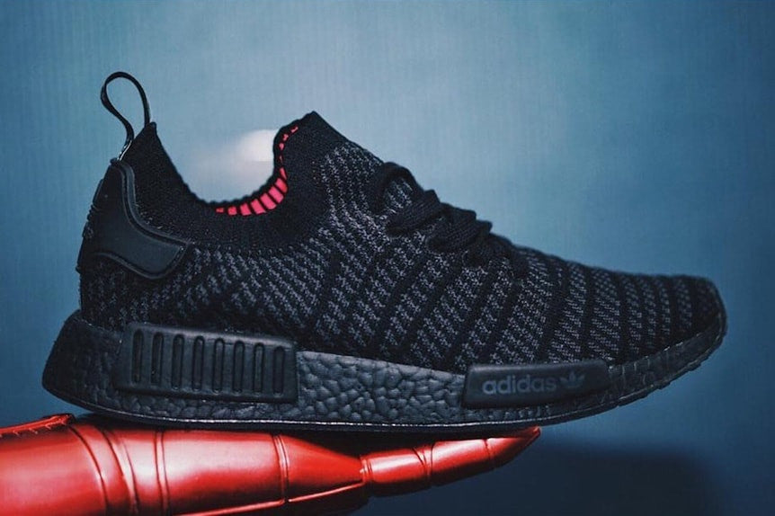 First Look at the Adidas NMD R1 STLT “Triple Black” 2018 Release | 8\u00269  Clothing Co.