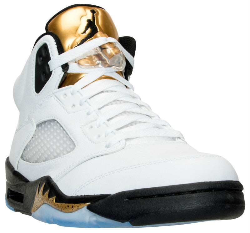 jordan 5 black and gold