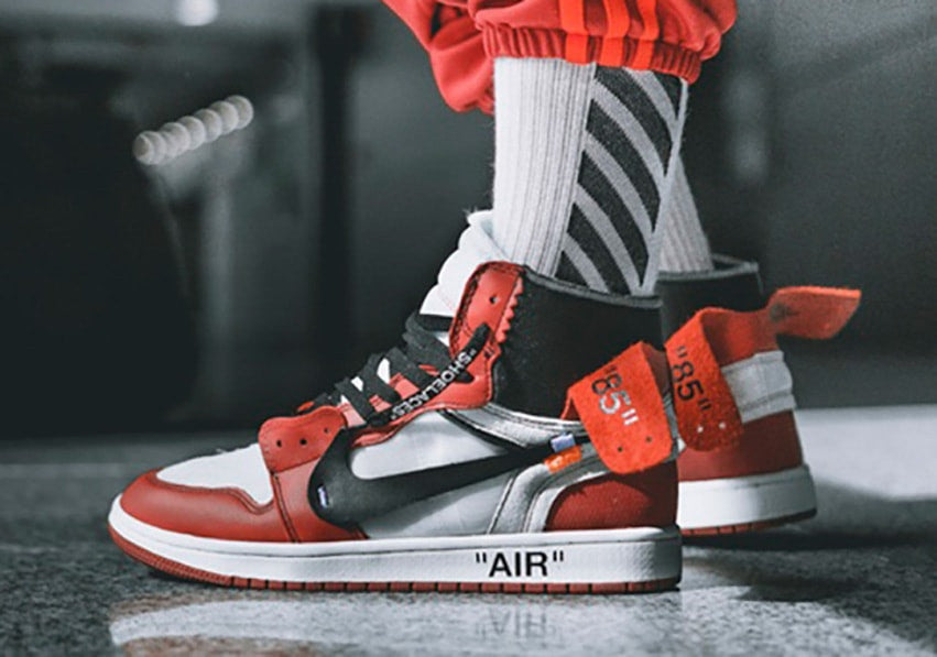 lineal traje eco Off White Air-Jordan 1 Chicago – 8&9 Clothing Co.