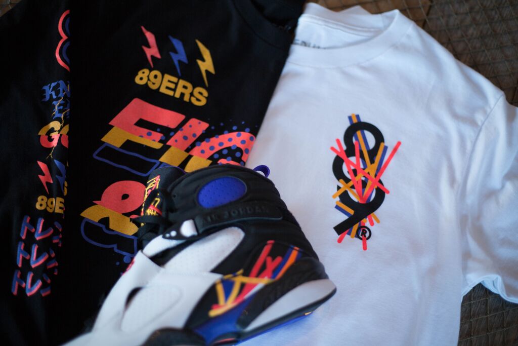 jordan 8 three peat shirt