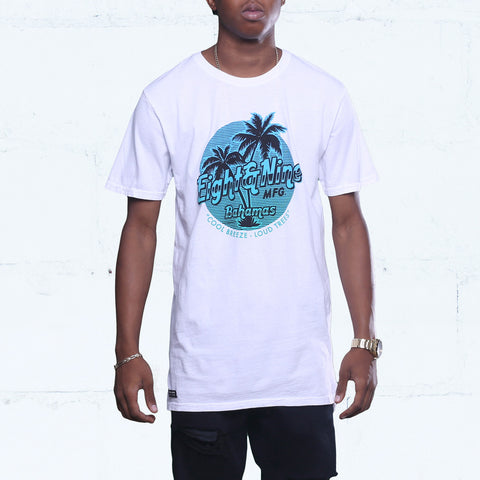 Bahamas Long Line T Shirt Ocean | 8&9 Clothing Co.