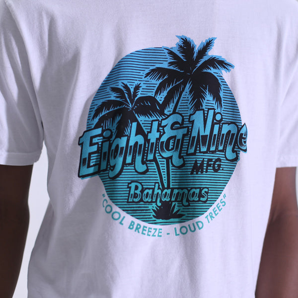 Bahamas Long Line T Shirt Ocean | 8&9 Clothing Co.