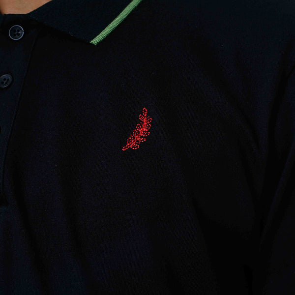 Bereaved Polo Shirt Black | 8&9 Clothing Co.