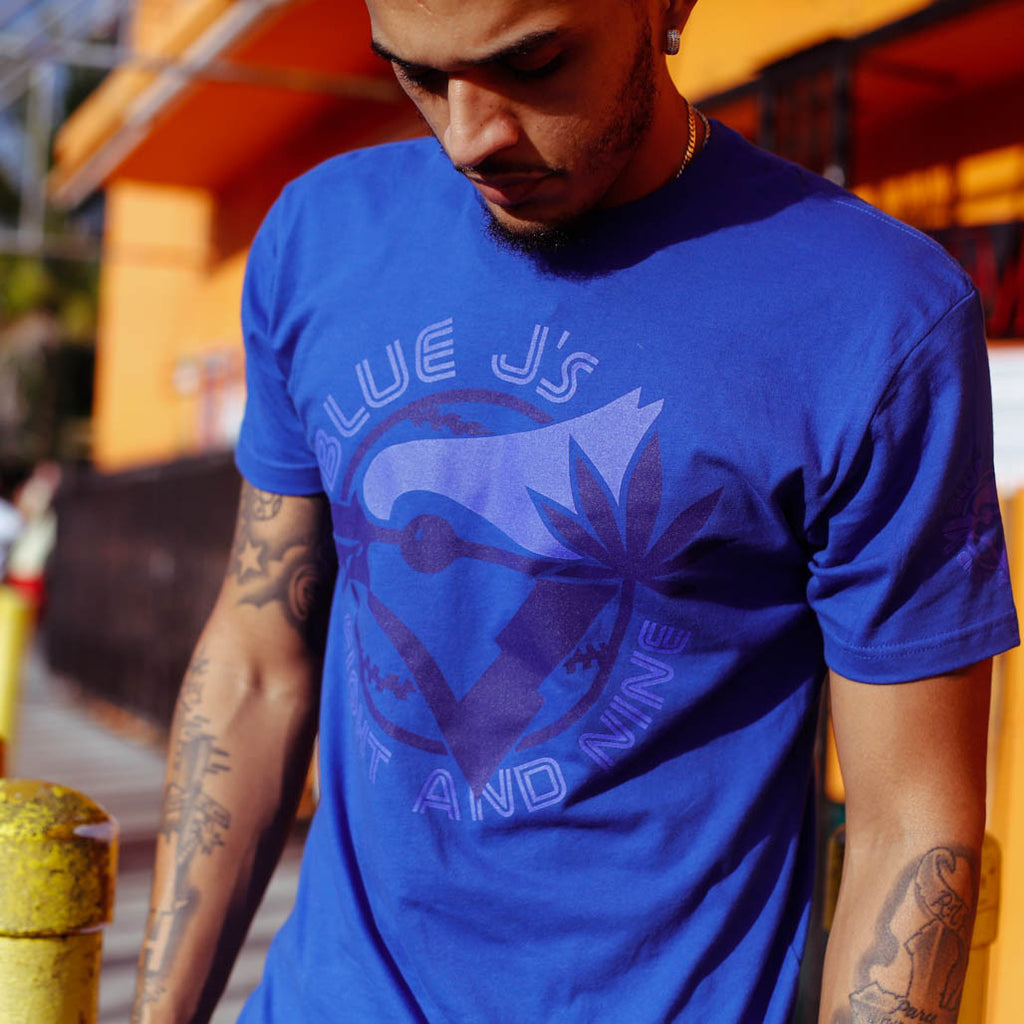 deep royal blue t shirt