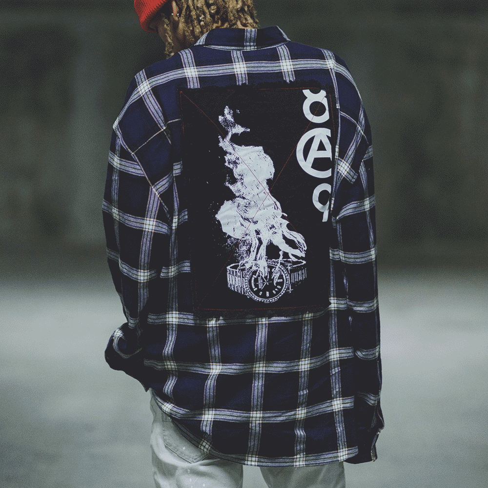 Streets & Aves Flannel Blue – 8&9 Clothing Co.