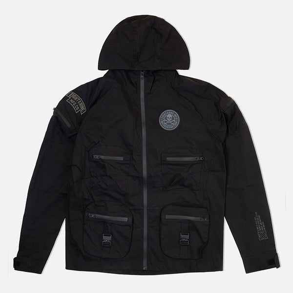 Combat Nylon Jacket Black – 8&9 Clothing Co.