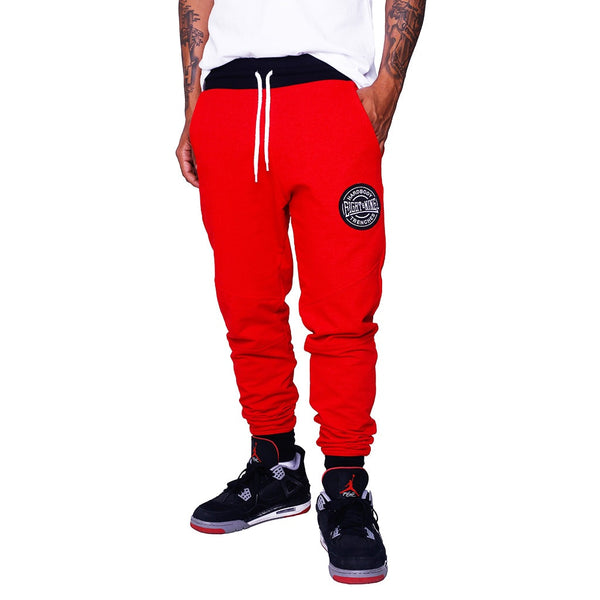 Hardbody Jogger Sweatpants Fire Red | 8&9 Clothing Co.