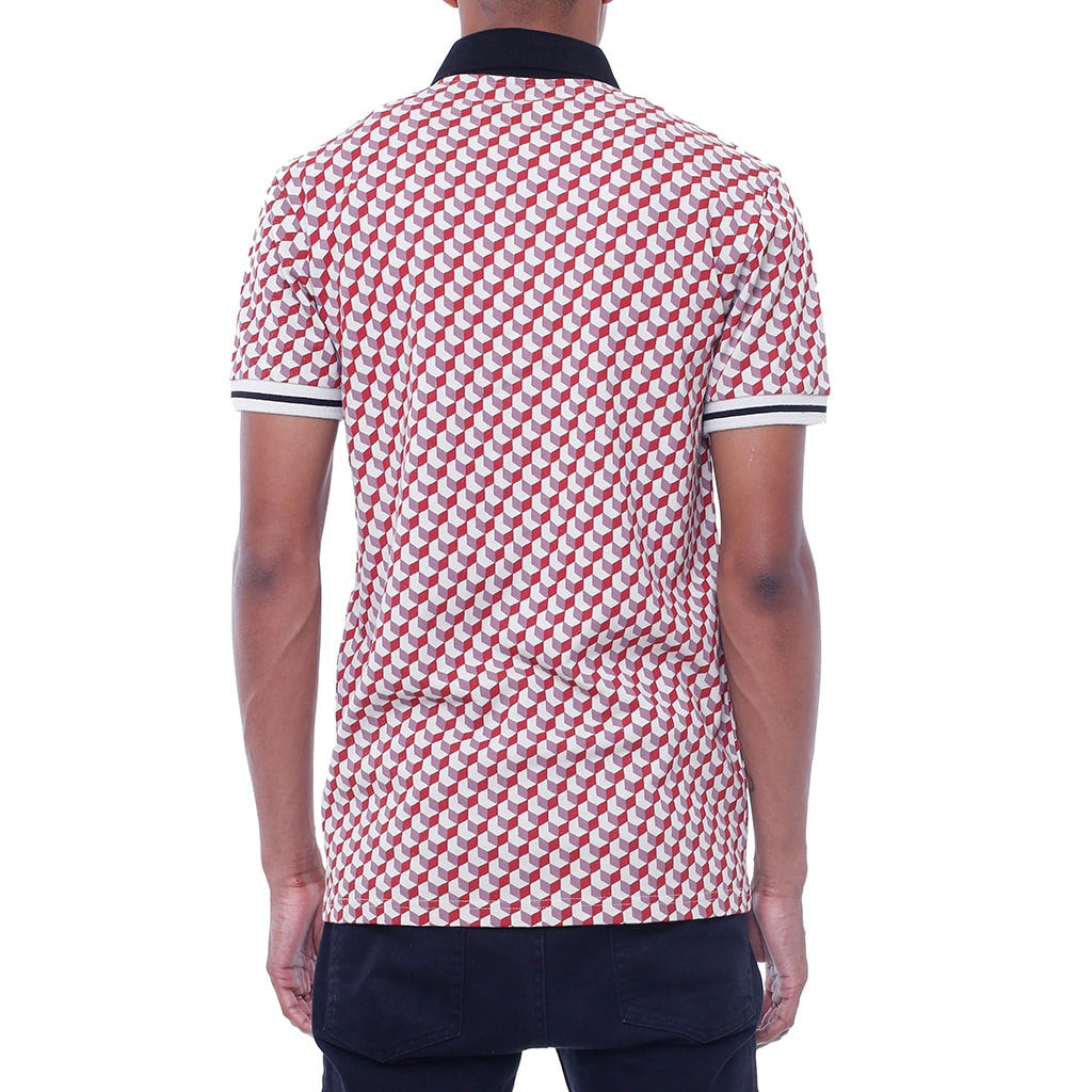 New Life Pattern Polo Shirt | 8&9 Clothing Co.