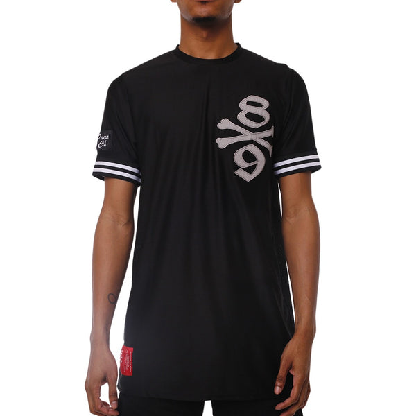 black mesh jersey