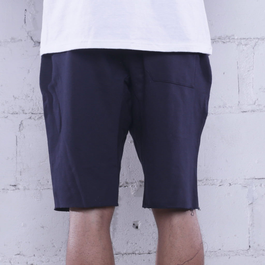 Triple Beam Premium Terry Shorts Navy | 8&9 Clothing Co.