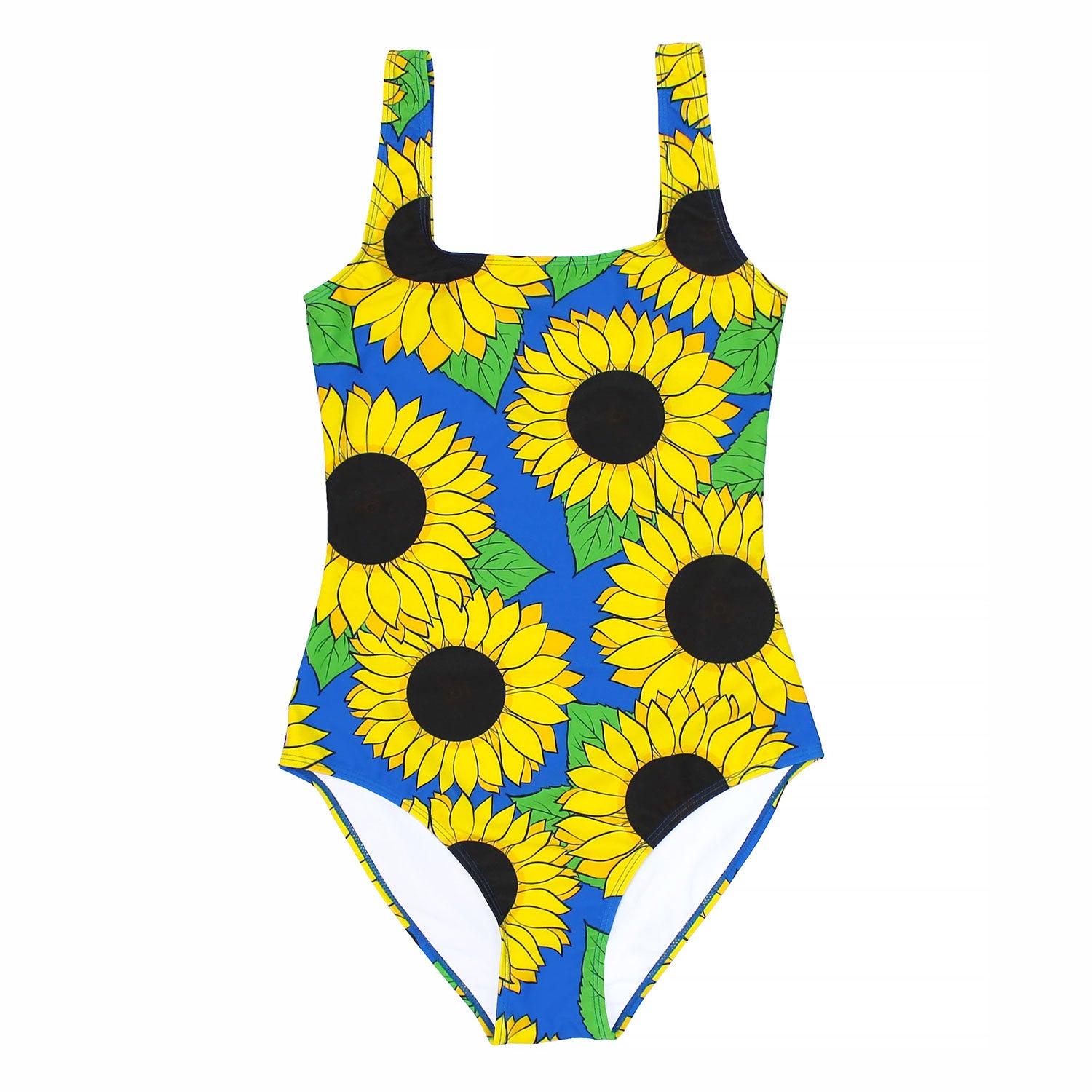 BATOKO Sunflower Swimsuit | Recycling Plastic Waste Into Swimwear | UK