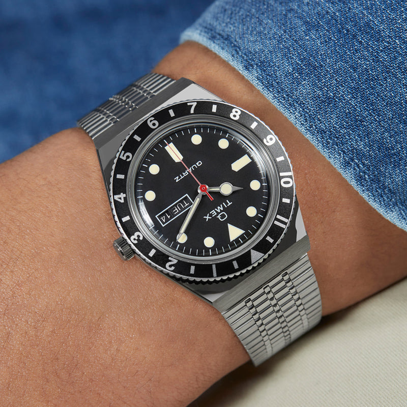 Timex Q-Reissue Diver Vintage Black Dial – Prouds Fiji