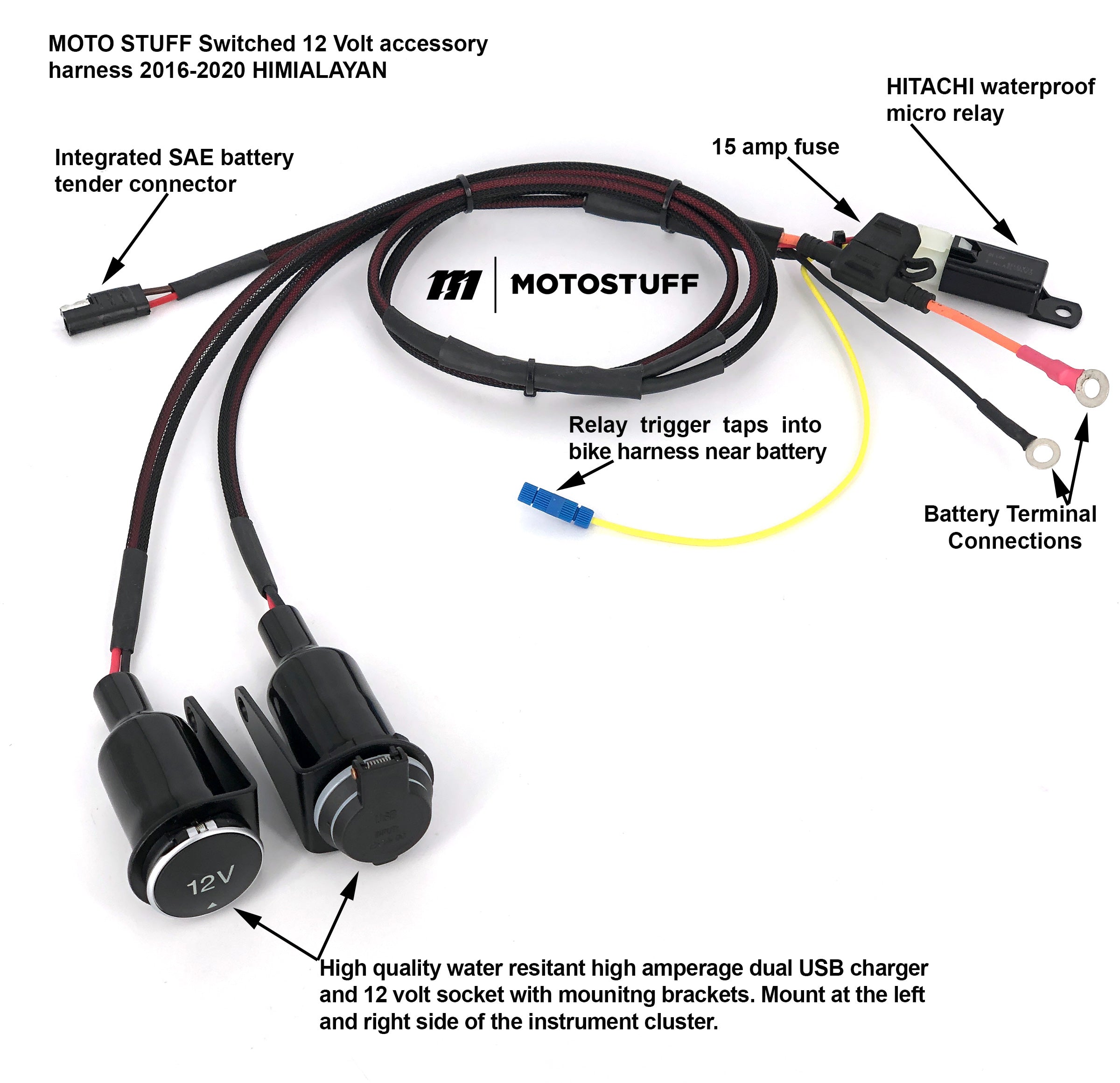 12 Volt Accessory Upgrades Royal Enfield Himalayan Src Moto