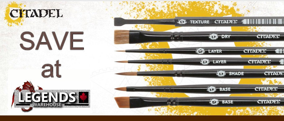 GW Unveils New Line of Citadel Synthetic Miniature Brushes