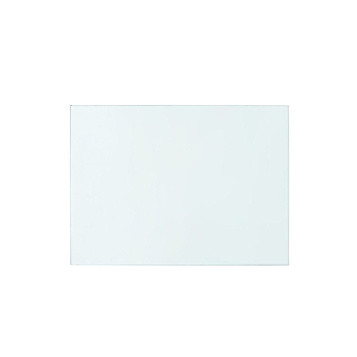 Frances 2-Drawer Side Table Glass Top