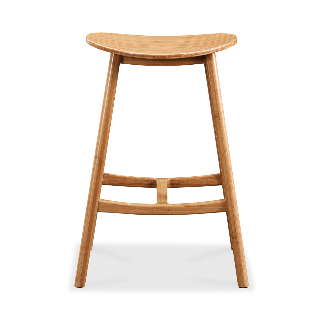 Skol Bar Height Stool With Leather Seat Caramelized (Set of 2) – Old Bones  Co