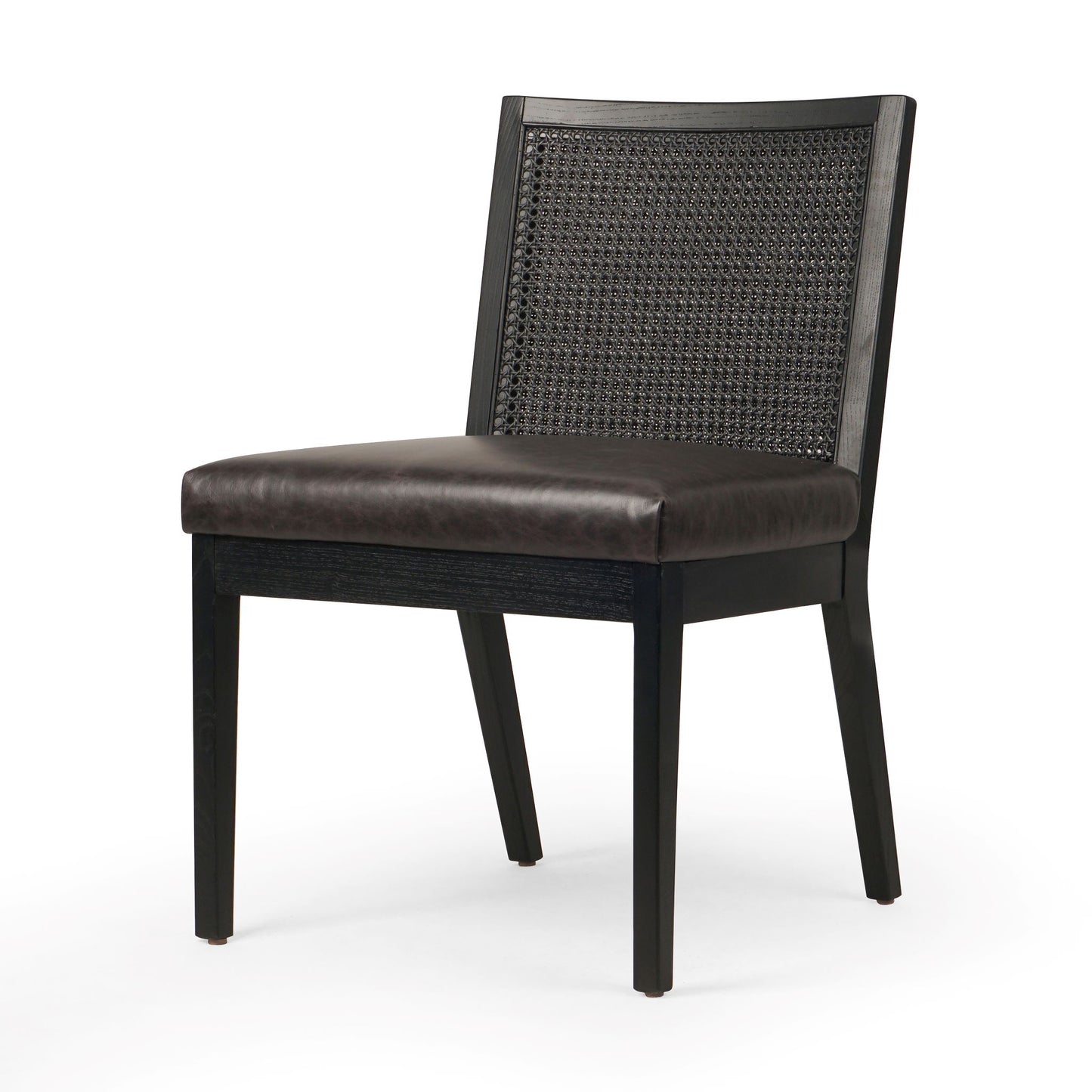 antonia cane armless dining chair