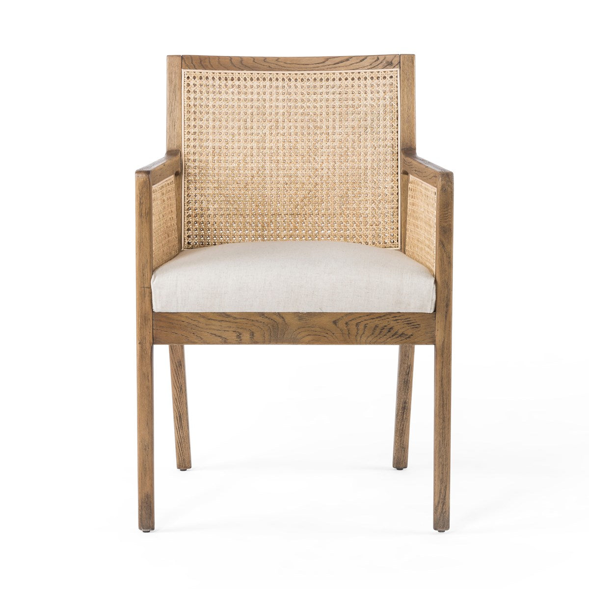 four hands antonia cane dining arm chair