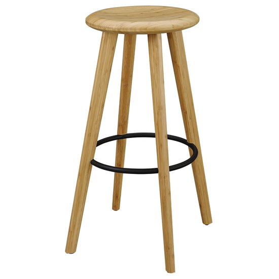 Skol Bar Height Stool With Leather Seat Caramelized (Set of 2) – Old Bones  Co