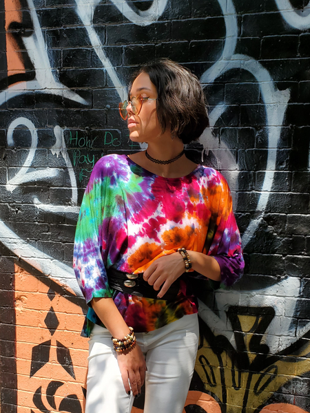 rainbow tunic tops