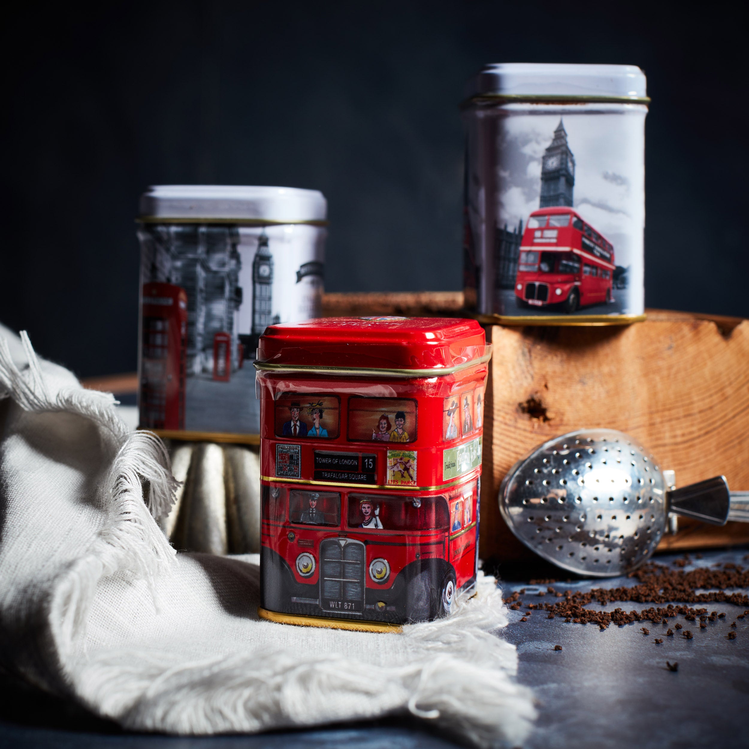 Iconic London Triple English Tea Mini Tin Gift Pack