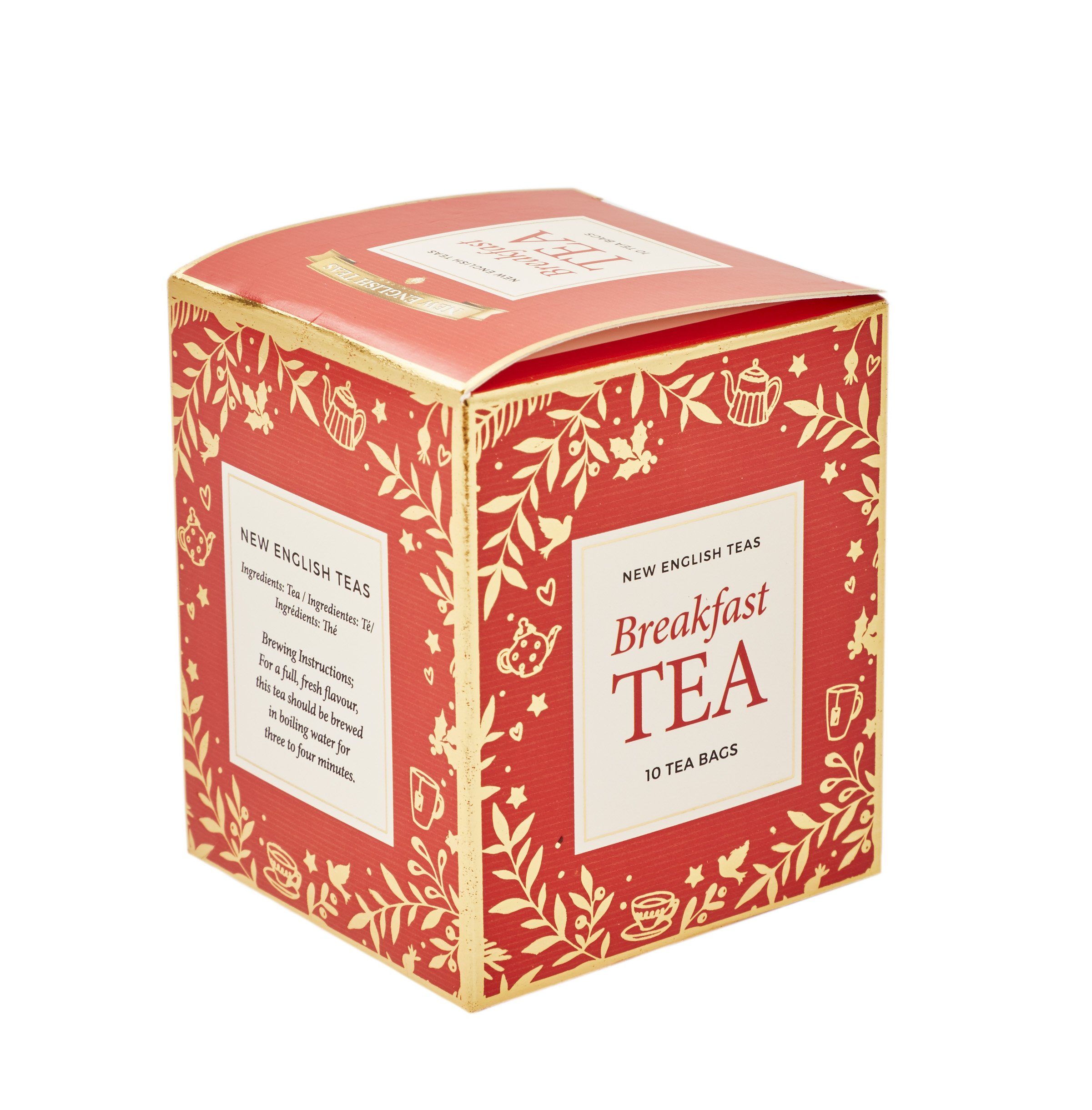 English Breakfast Tea Gift Box 10s - Red - Gifts - New English Teas