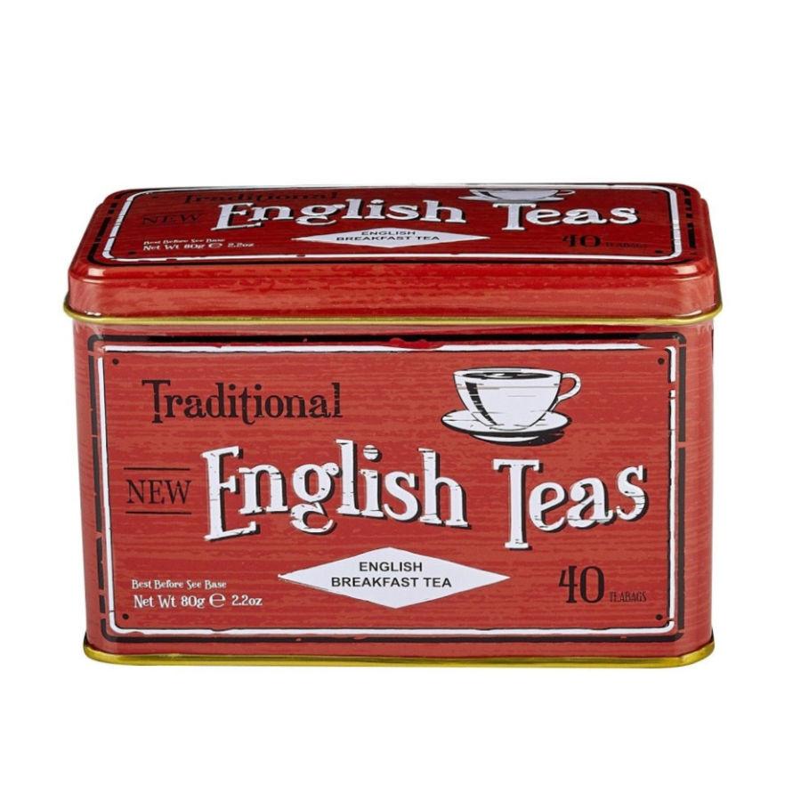 Инглиш 40. Чай английский завтрак. Tin of Tea. New English Teas. Tradition Tea Gift.