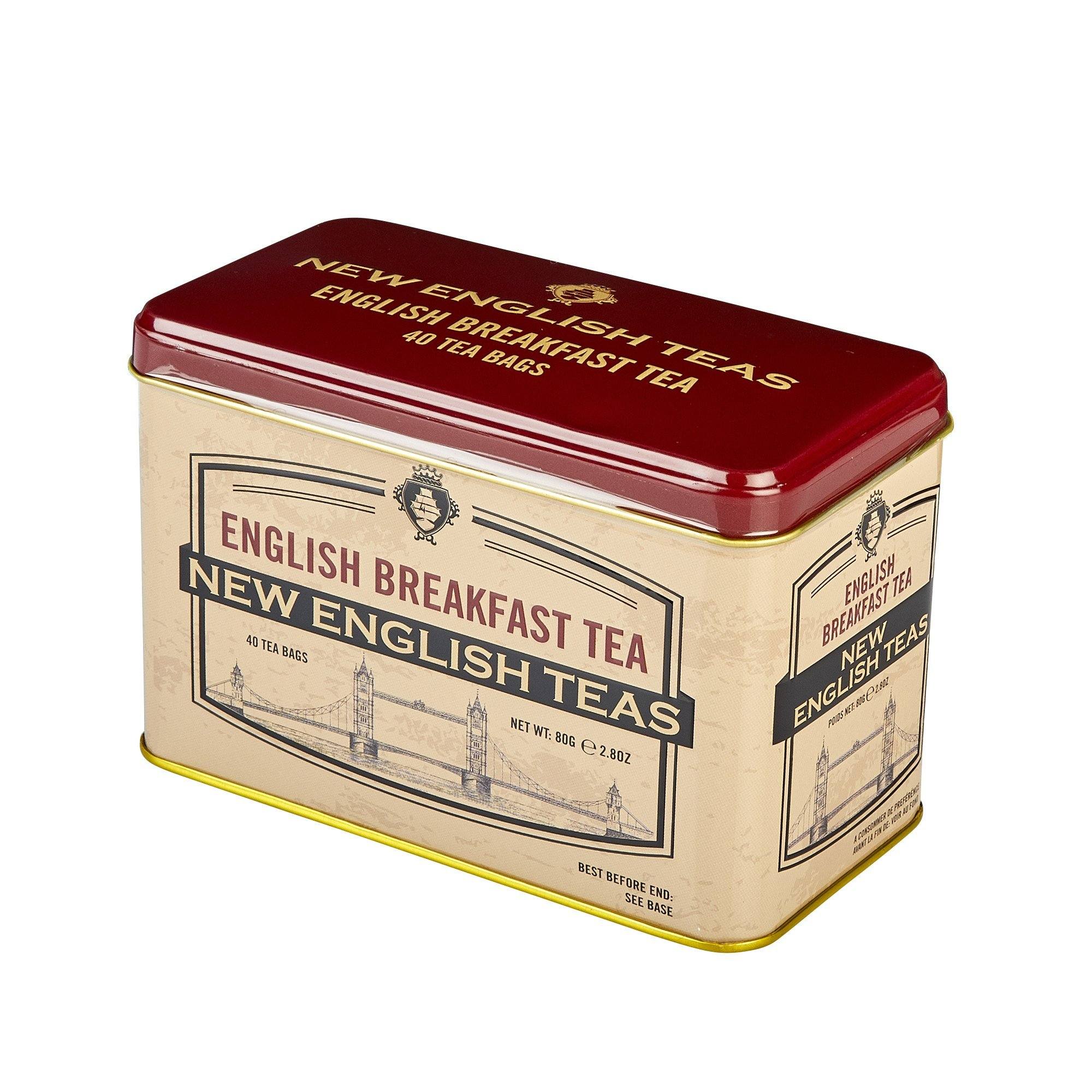 Traditional English Breakfast Tea | Tea Cartons and Tins - New English Teas