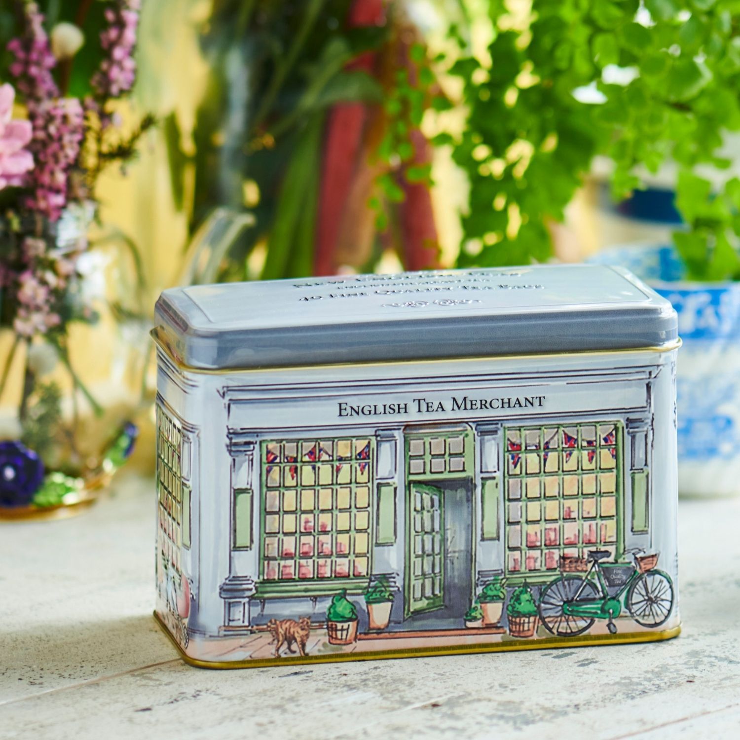 Image of Vintage Tea Merchants English Breakfast Tea Shop Tin 40 Teabags