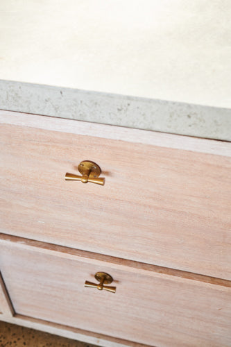 Mariners Cleat Drawer Pull on Timber Drawers