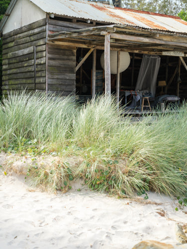 Beach shack at Pambula