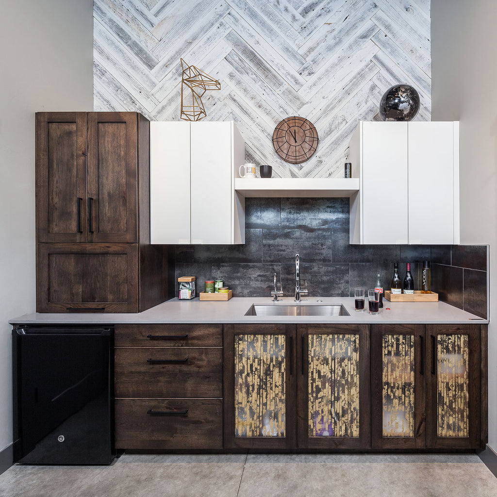 Herringbone Versus Chevron Interior Wood Plank Walls