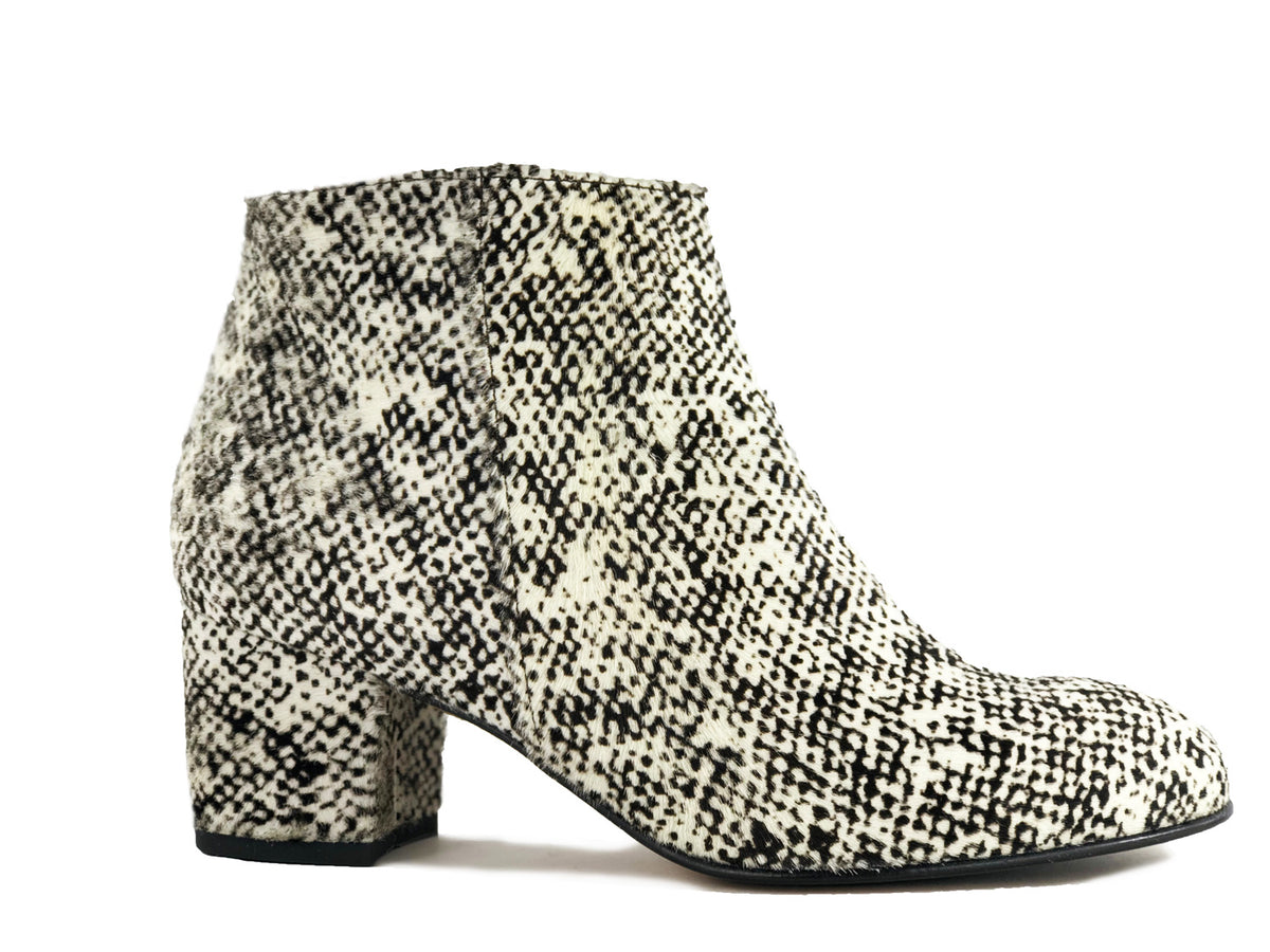 ankle boots animal print