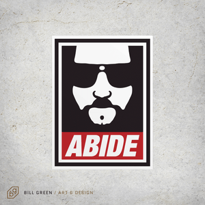 The Original Abide Sticker