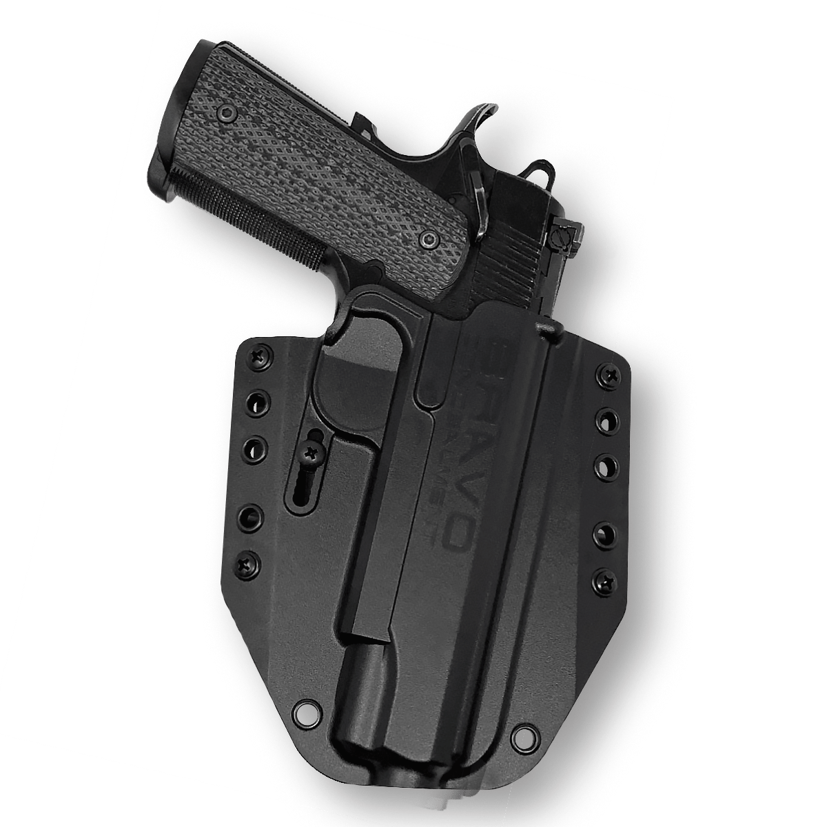 1911 Springfield 5 Rail Holster Owb Concealed Carry Holster Bravo Concealment 4483