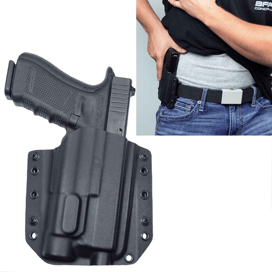 Glock 17 Gen 5 Streamlight TLR1s Holster OWB Concealed Carry Holster