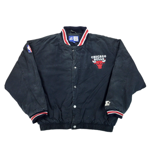 Chicago Bulls 90s NBA Bootleg Jacket - XL | Premium Vintage