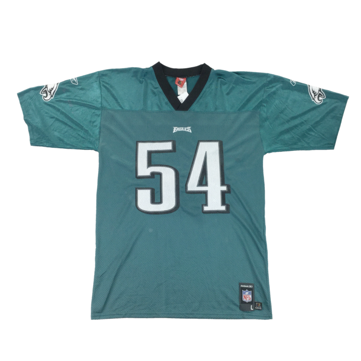 Reebok X Nfl Eagles Jersey Large Premium Vintage Olesstore