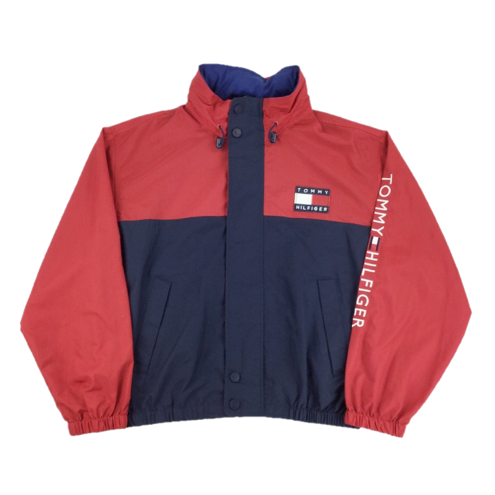 tommy hilfiger spellout jacket