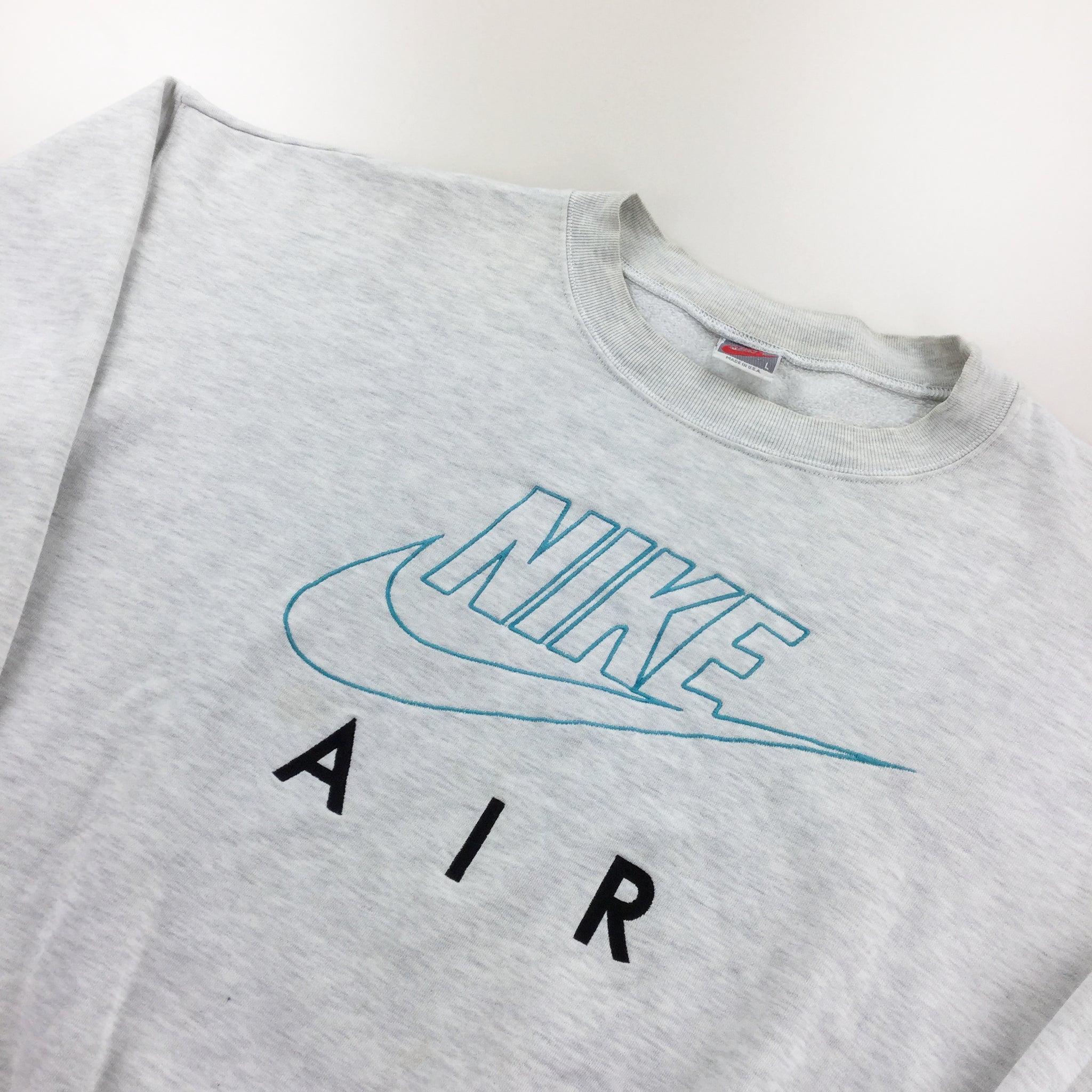 Nike Air 80s Sweatshirt - Large Premium Vintage OLESSTORE