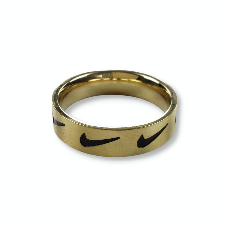 Nike Swoosh Ring Gold Premium Vintage | OLESSTORE