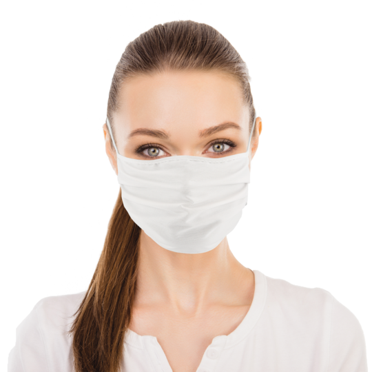 Download Core Products Layered Cloth White Face Mask Tie Back (5 ...