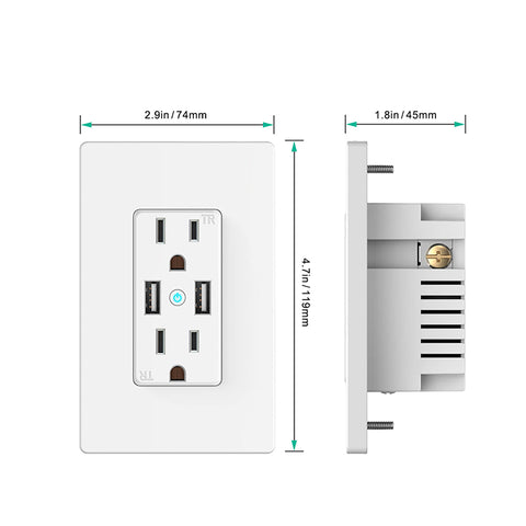 Tamper resistant outlet