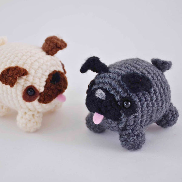 Free Crochet Pattern Pug Amigurumi Furls Fiberarts