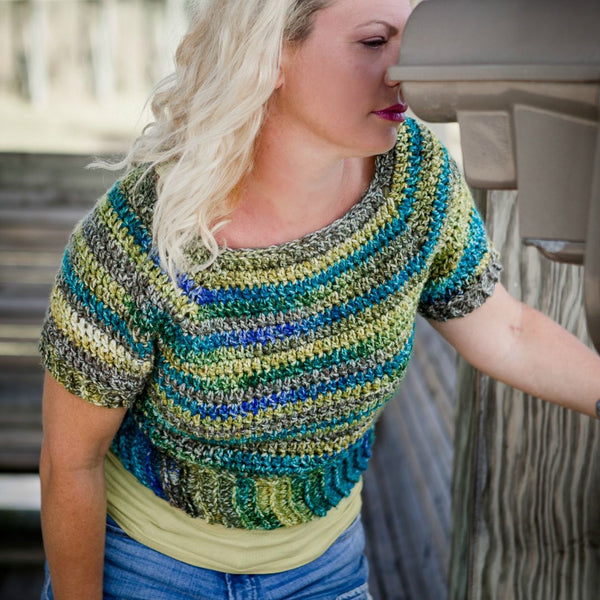 Sightseer Crop Top Free Crochet Pattern